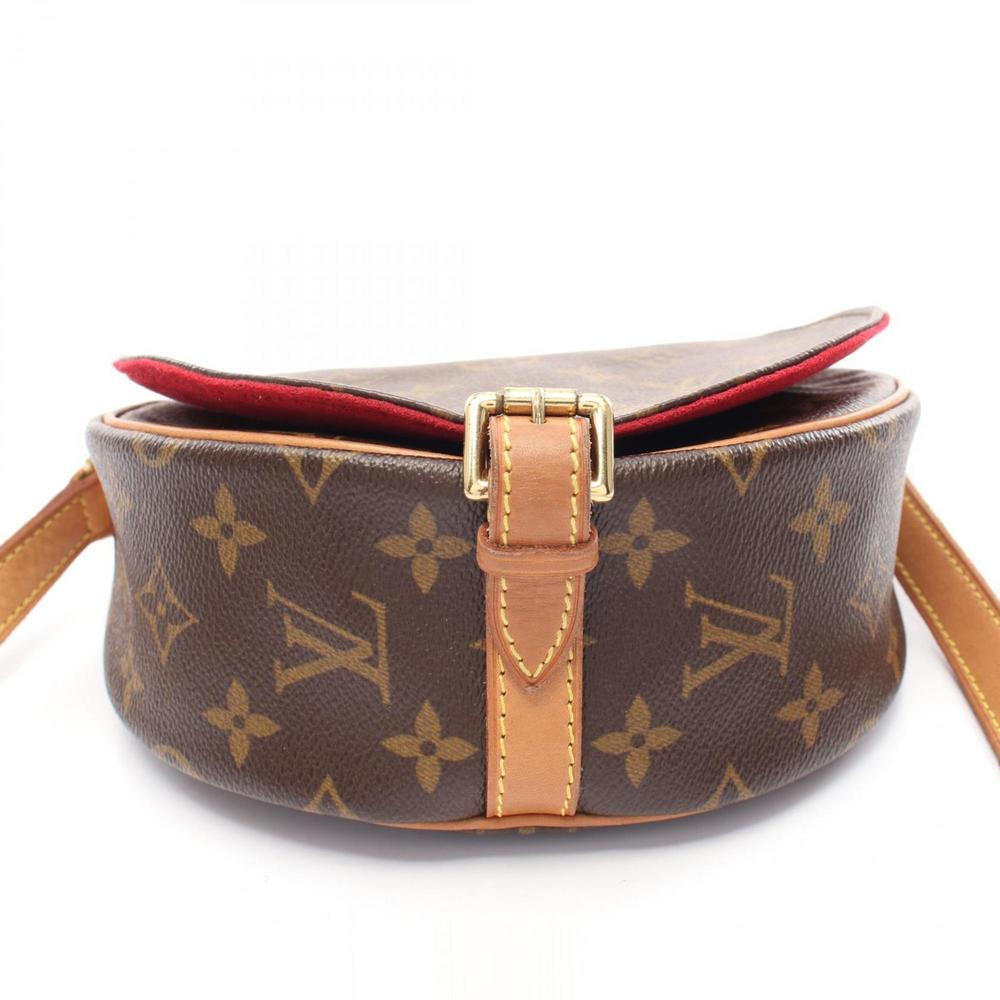 LOUIS VUITTON Authentic Brown Monogram Leather Shoulder Bag - Picture 7 of 11